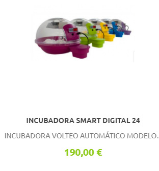 Incubadora Smart Digital 24 huevos